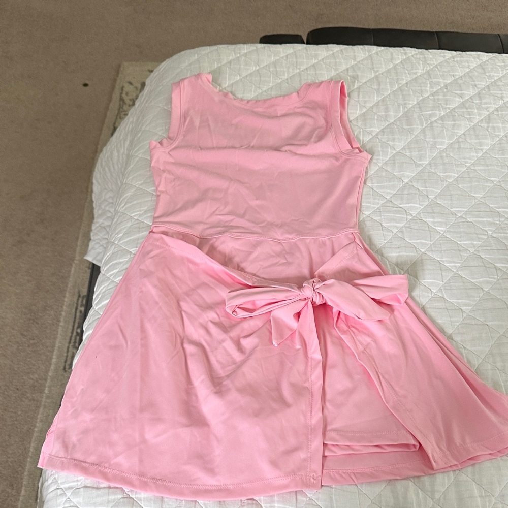 Charming Pink Sleeveless wrap around Jumper